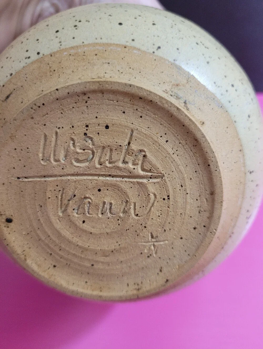 Ursula Vann Handmade Pottery Spoon Holder